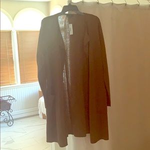 J Crew Juliette Colarless sweater blazer in linen